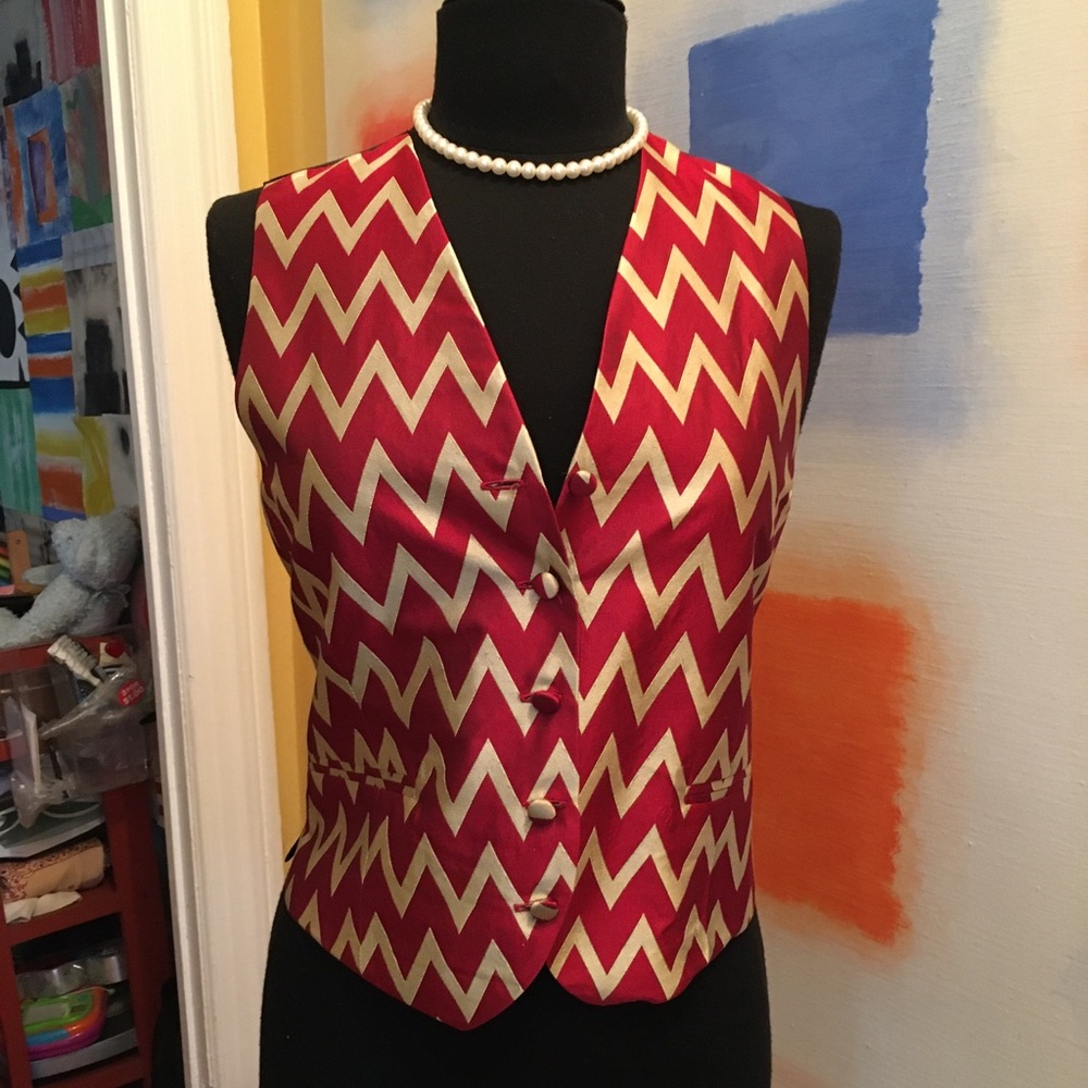 Satin Accent Vest UNISEX